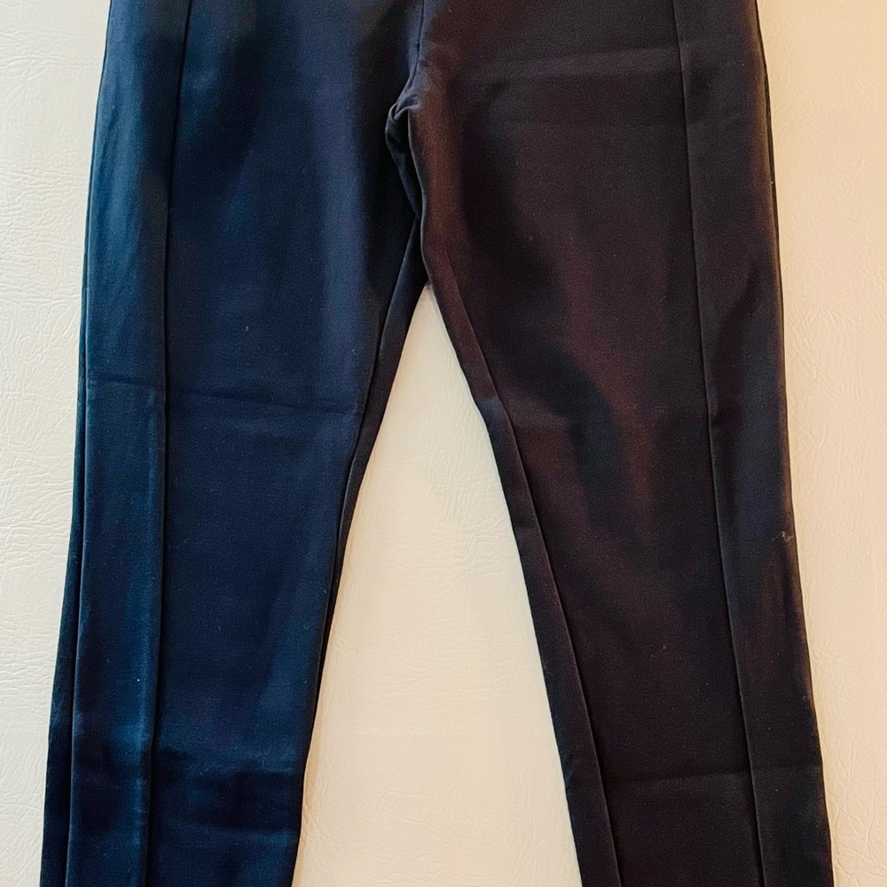 SOJO NAVY BLUE PONTE PANTS FOR WOMEN, stretch, ankle length, new w/o tags sz 12